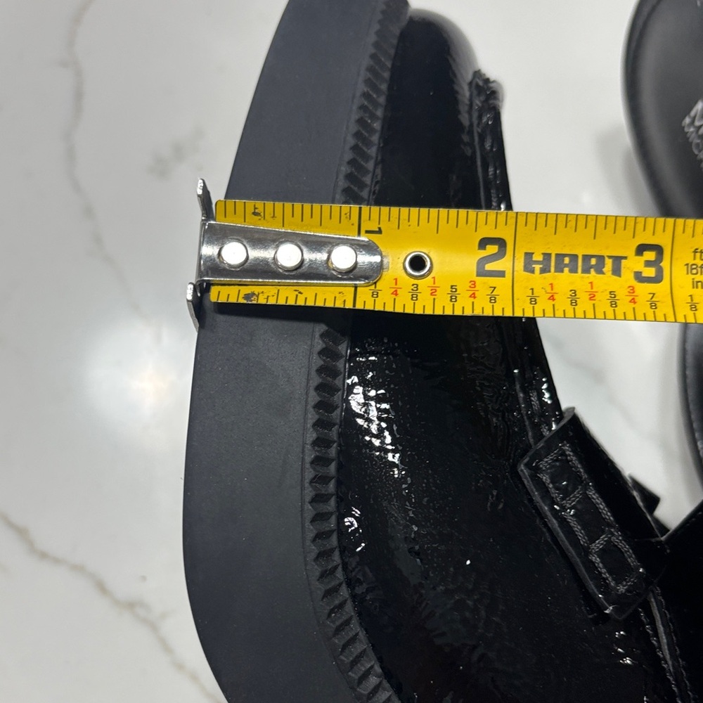 Michael Kors Black Patent Leather Mules - Picture 11 of 16